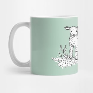 Two Little Lambs Mug